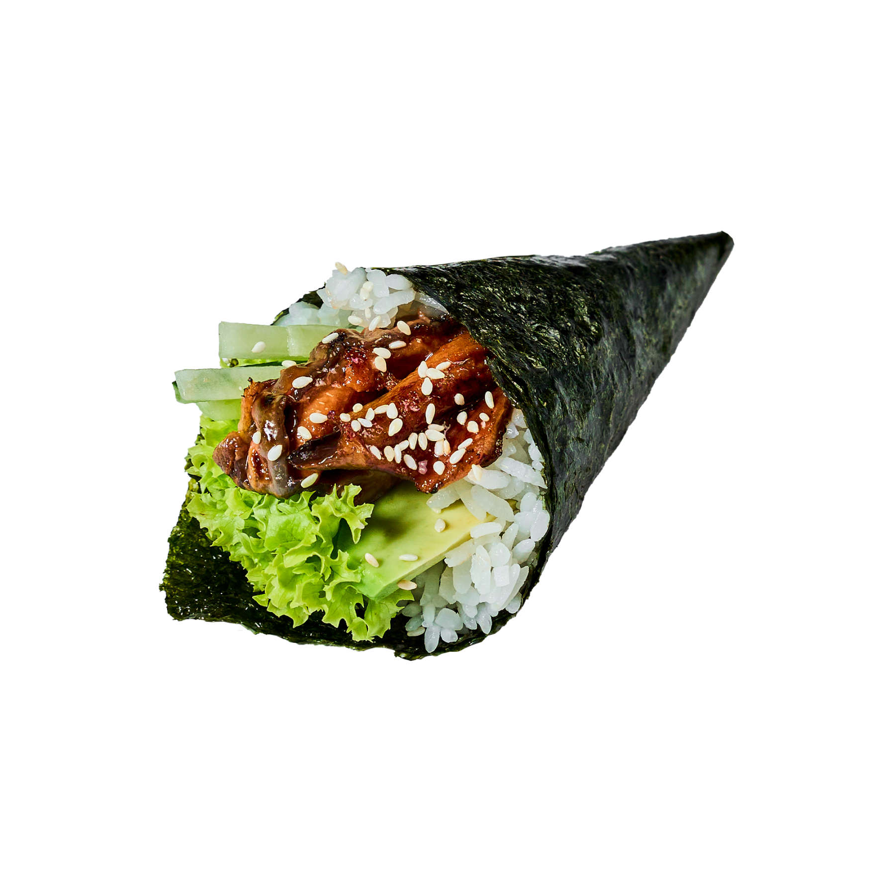 26. Unagi Temaki (incl €0,05 plastic toeslag)