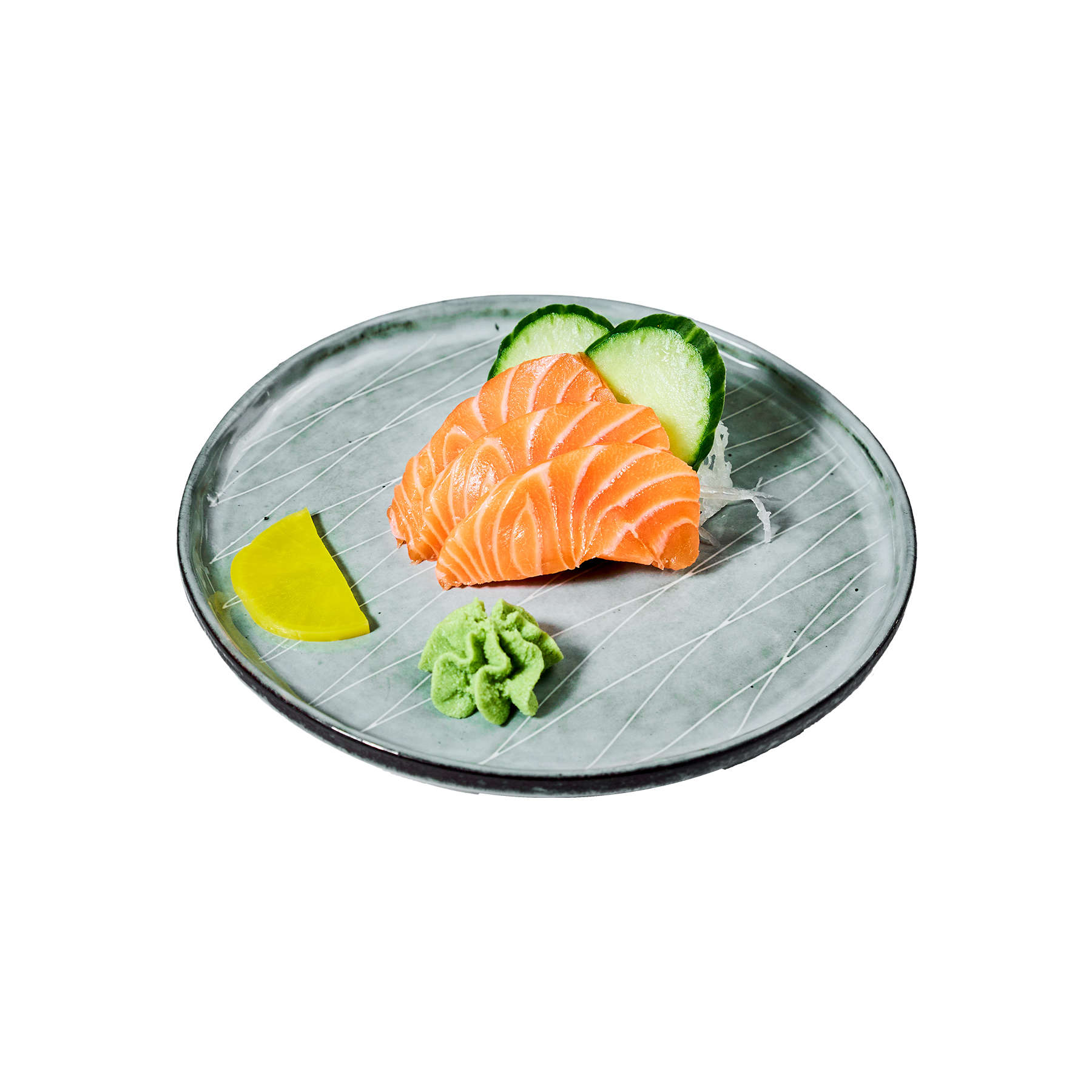 61. Sake Sashimi / 5st. (incl €0,05 plastic toeslag)