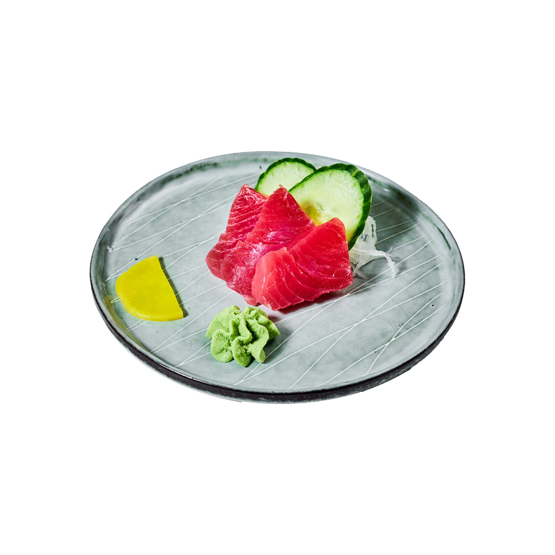 62. Maguro Sashimi / 5st. (incl €0,05 plastic toeslag)