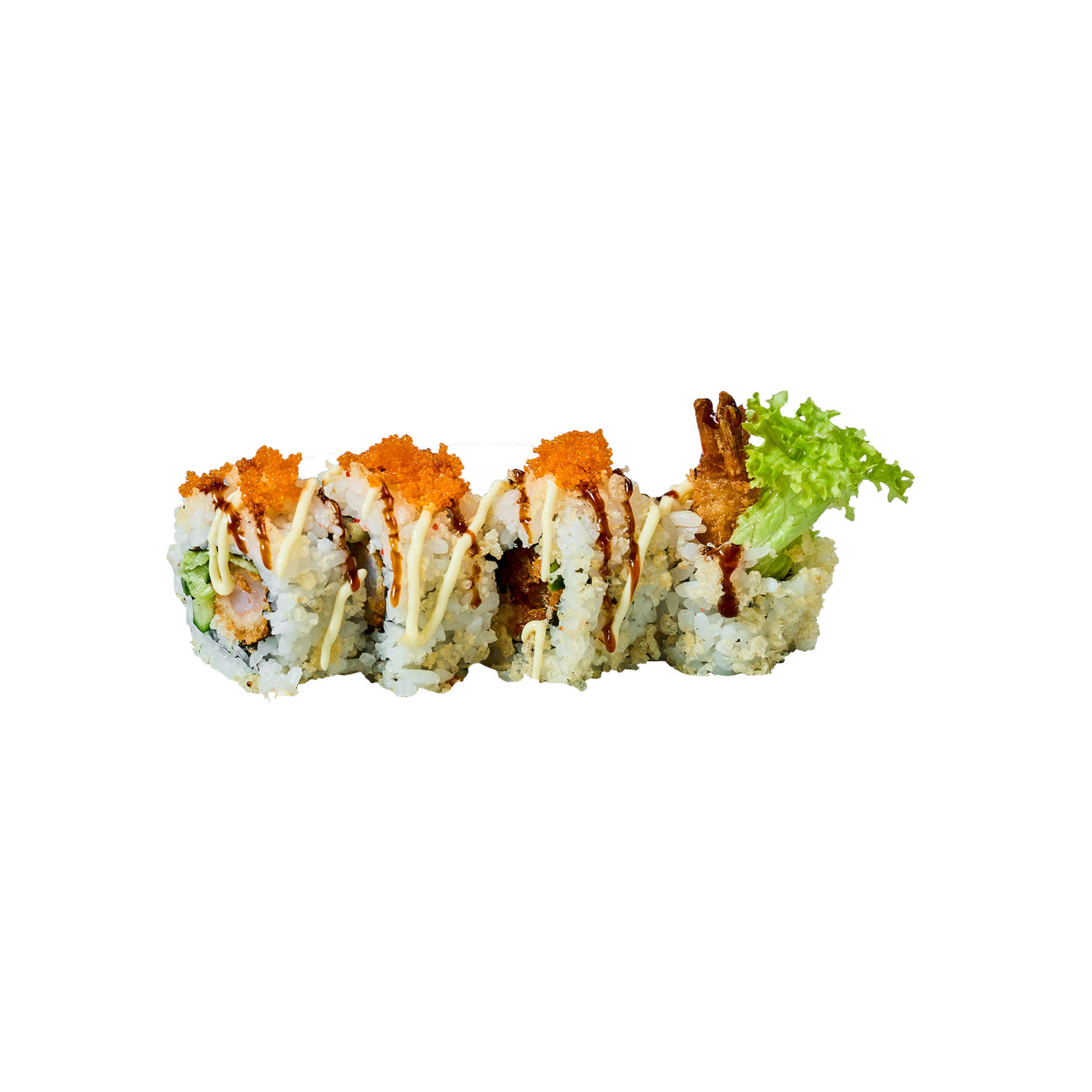 42. Crispy Ebi Roll (incl €0,05 plastic toeslag)