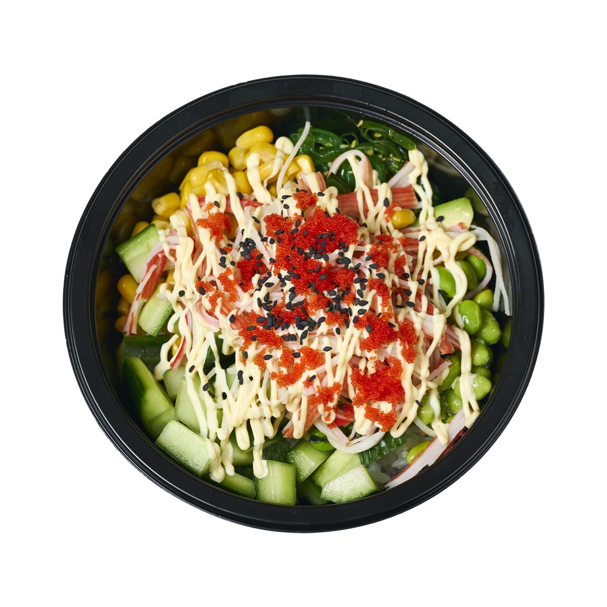 96. Poké Bowl Krab (incl €0,05 plastic toeslag)
