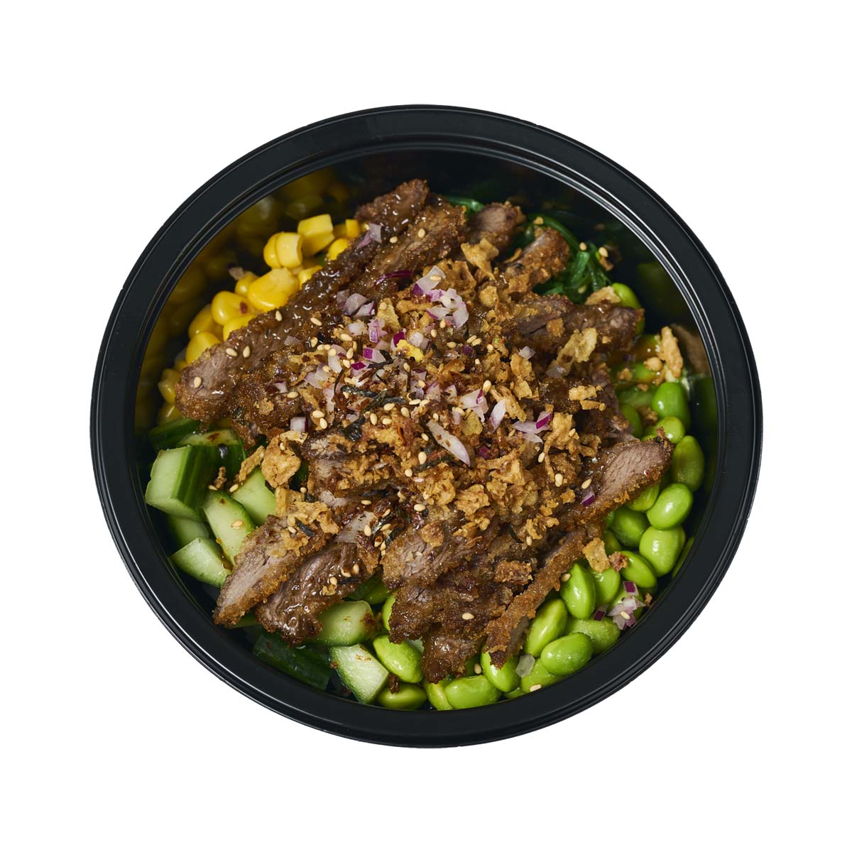 98. Poké bowl Beef (incl €0,05 plastic toeslag)