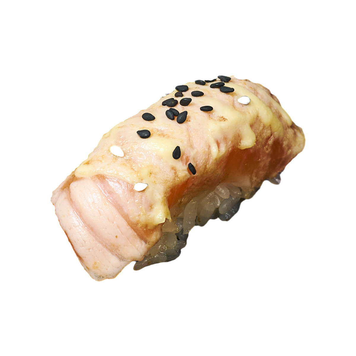 13. Geflambeerde Zalm met Mayo (incl €0,05 plastic toeslag)