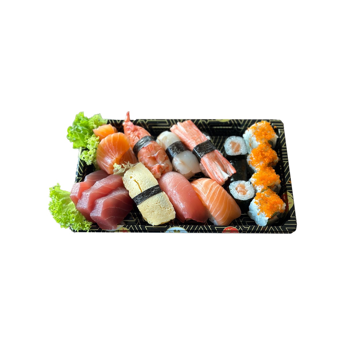 59. Sushi & Sashimi box (incl €0,05 plastic toeslag)